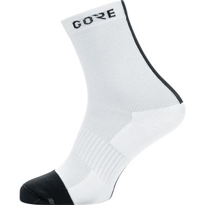 GORE M Mid Socks-white/black                                                    